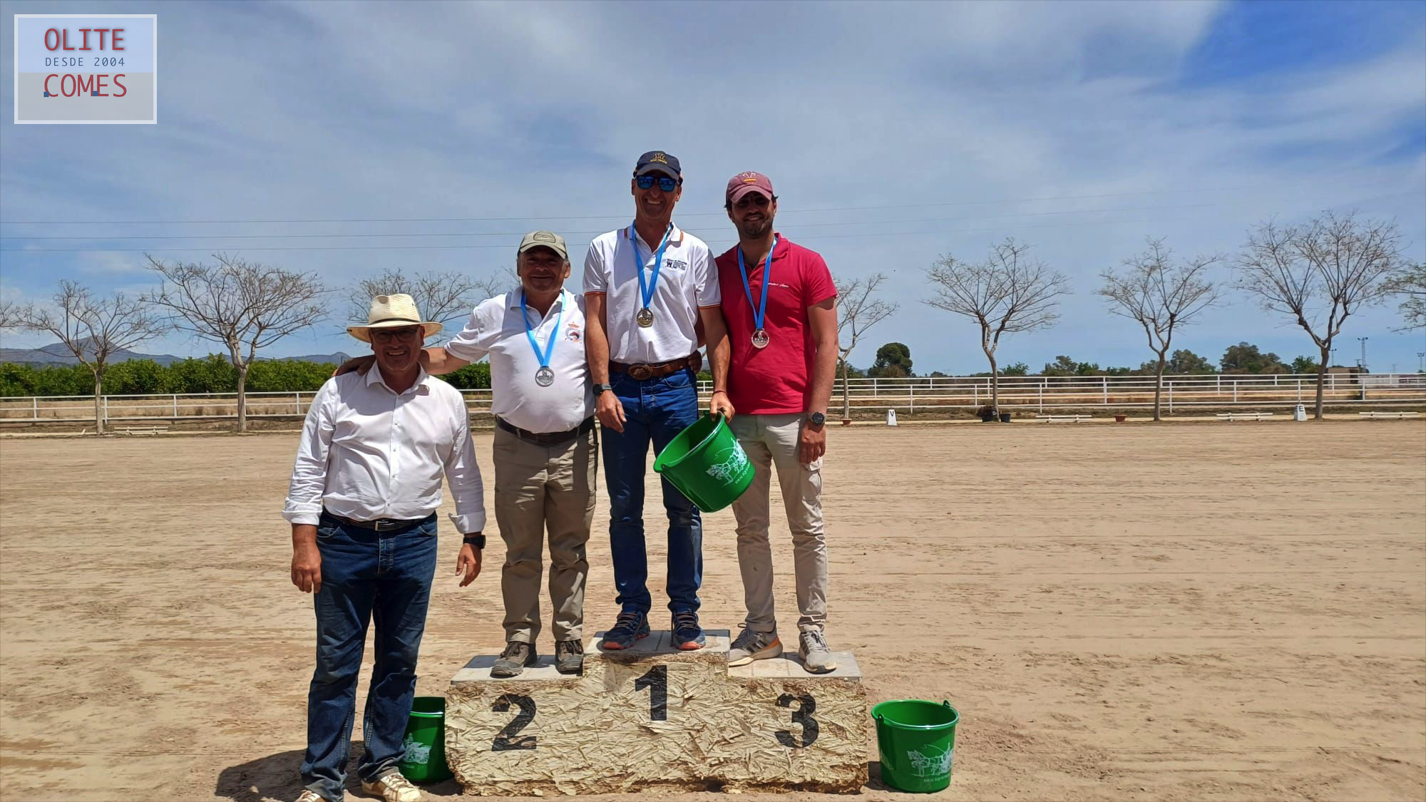 El Olitense David Iriarte primer clasificado en el concurso completo de enganche celebrado en Betera