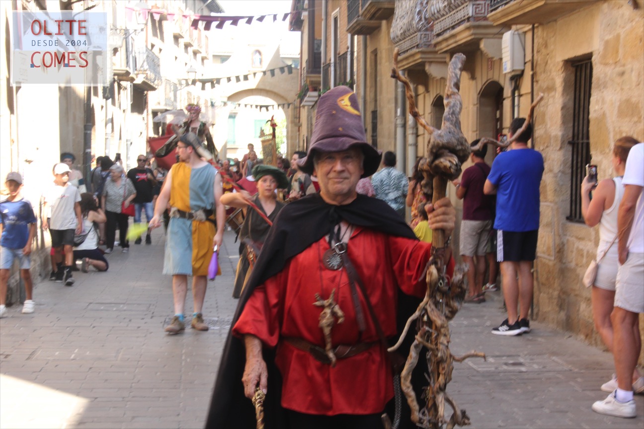 Olite, volvi� al pasado este fin de semana, bajo un sol abrasador.