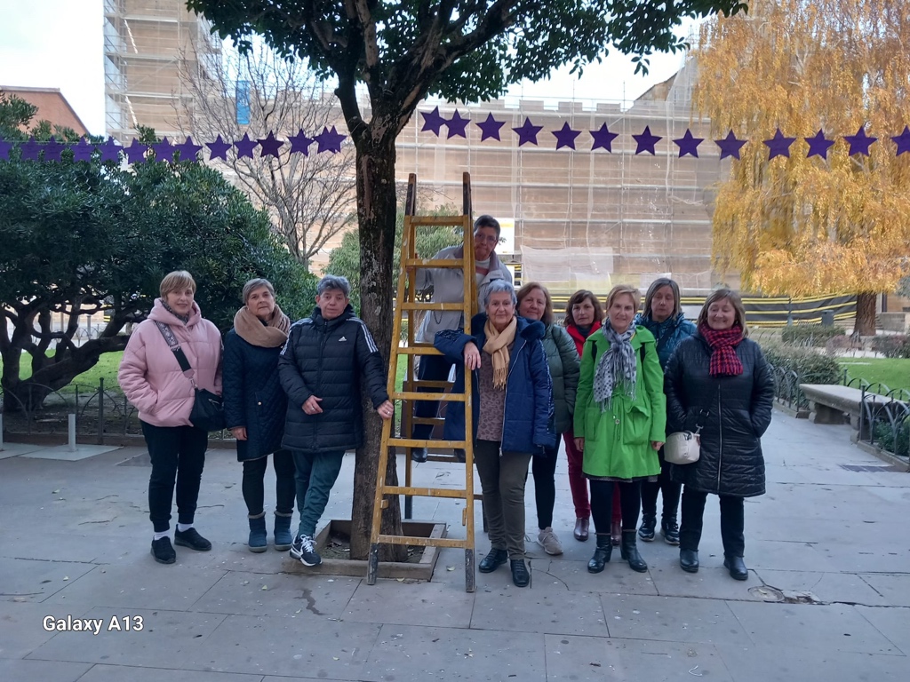 Las Asociaciones de mujeres de Olite realizan uno de los primeros actos de Navidad