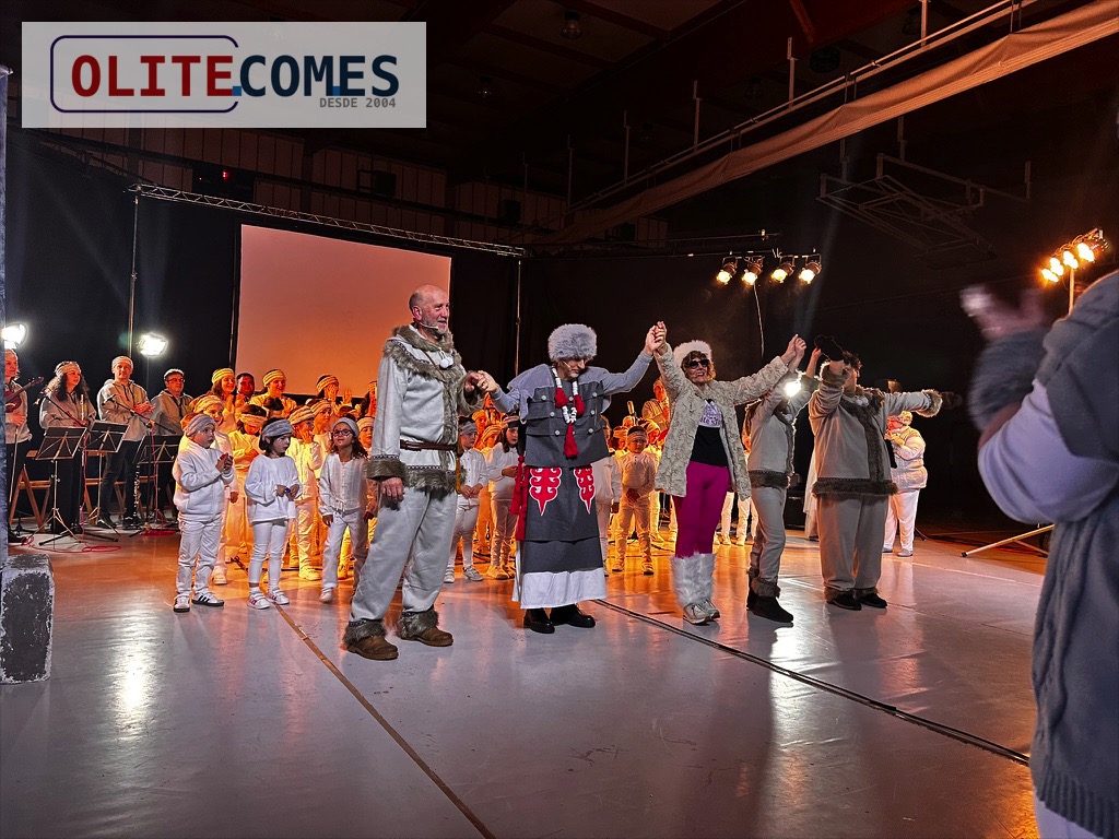 Gran exito en el polideportivo de Olite con el cuento musical Mucho m�s all�