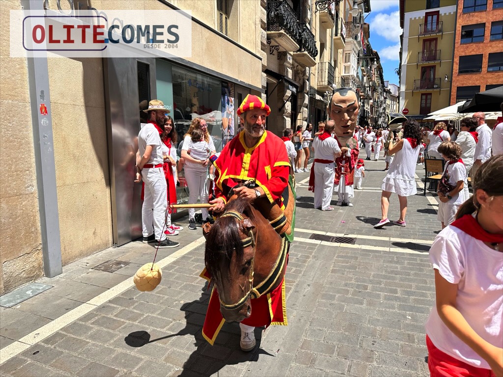Estos son los horarios de autobuses para subir a San Fermin desde Olite