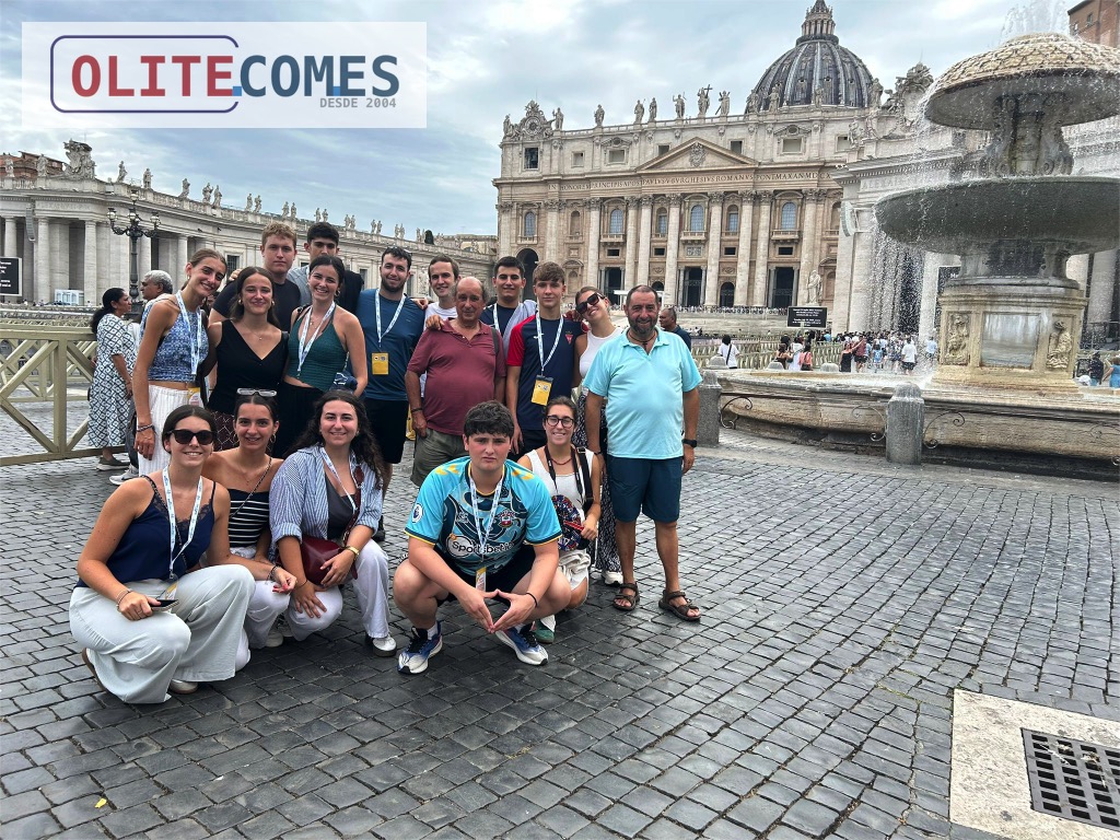 J�venes olitenses participan en la Semana Jubilar Joven en Roma