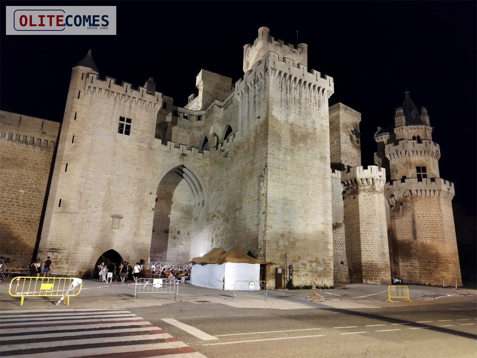 Olite inaugurar� la iluminaci�n del Palacio Real el pr�ximo martes, d�a de la Virgen del C�lera