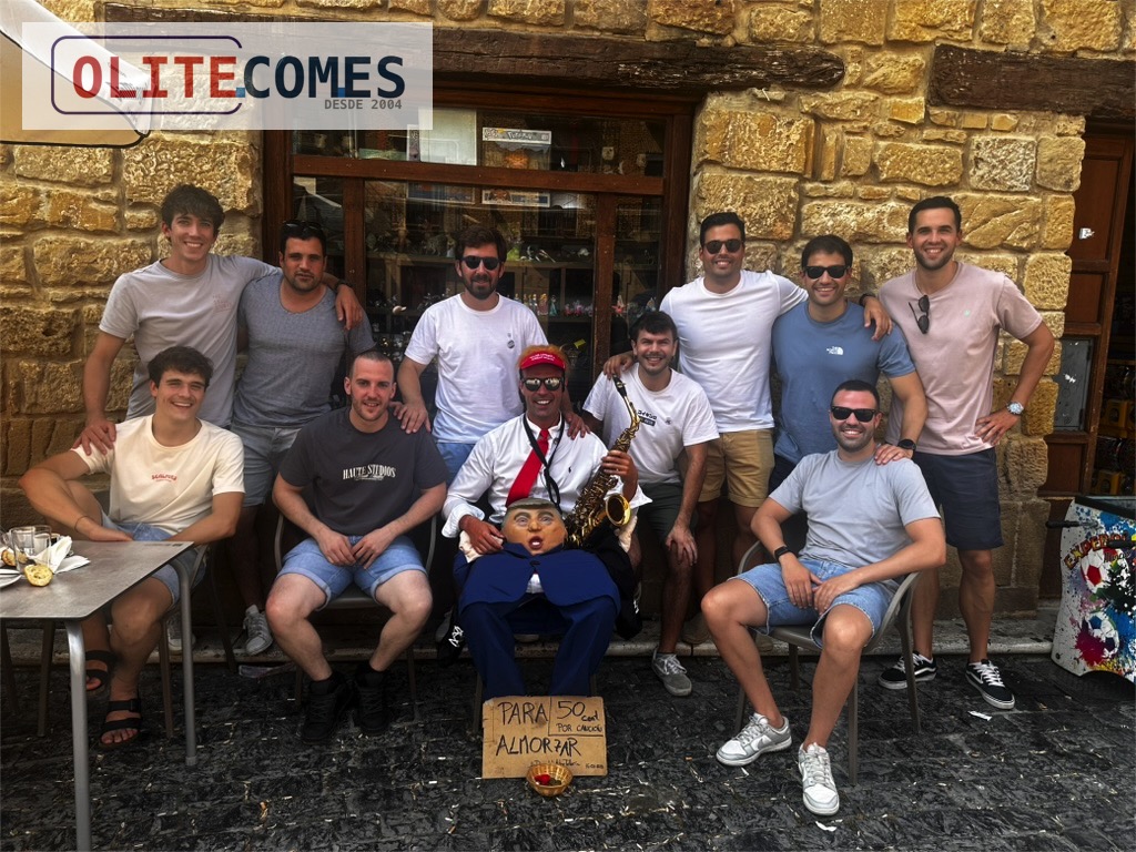 Vecinos de Olite viajan a Valencia para la boda de Aitor Telleria