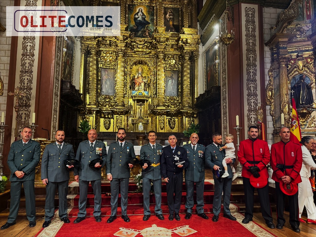 La Guardia Civil de Olite celebra el dia de su patrona la Virgen del Pilar