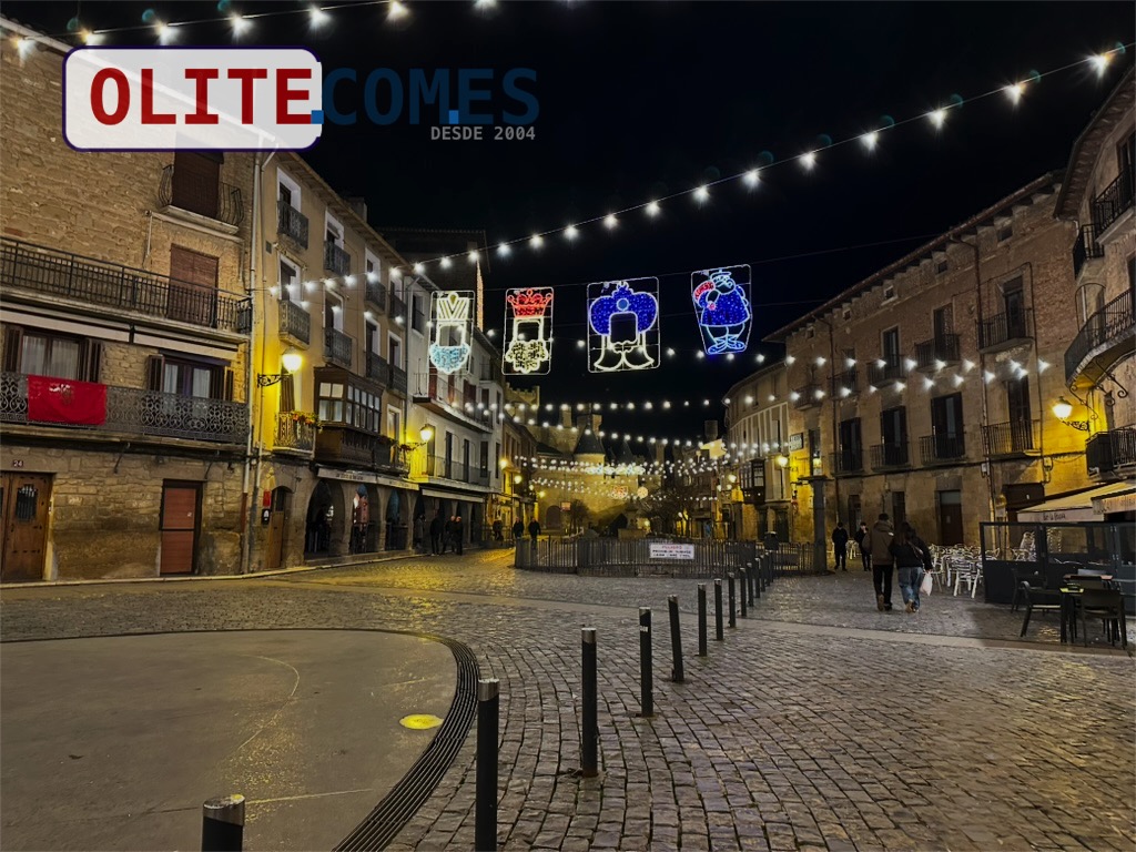 Olite estrena la iluminaci�n navide�a 2025
