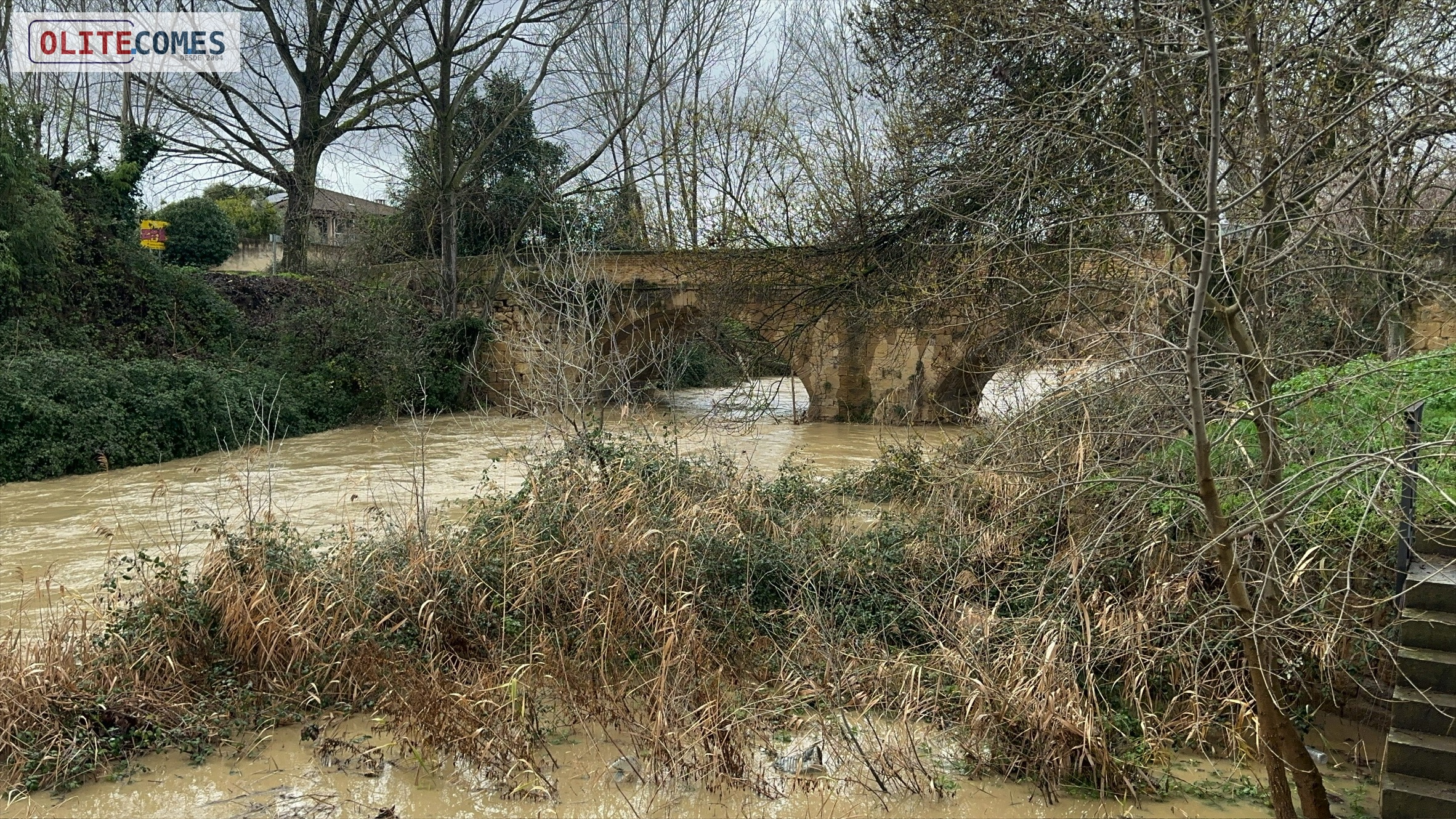 Dos d�as de lluvia ininterrumpida en Olite obligan a trasladar actos del Carnaval y activan alerta por el rio Cidacos