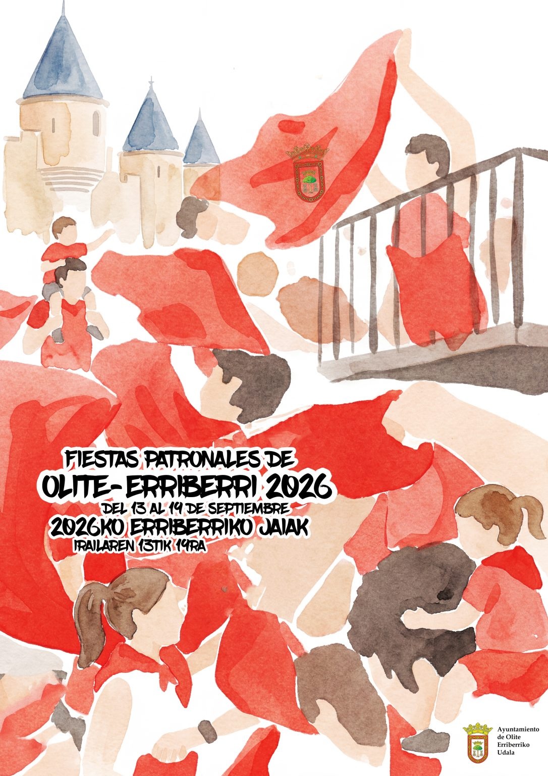 Jos� �ngel Ligero Martinez gana el concurso del cartel de las Fiestas Patronales de Olite 2026