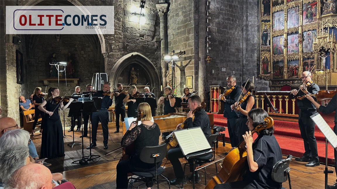 La Orquesta Sinf�nica de Navarra inaugura en Olite su ciclo Andante ante una Santa Mar�a pr�cticamente llena