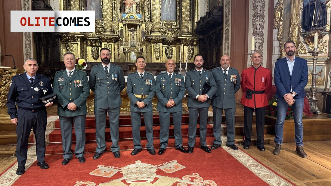 La Guardia Civil de Olite celebra la festividad de su patrona, la Virgen del Pilar
